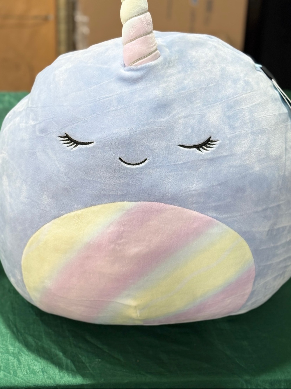 SQUISHMALLOWS Naomi The Narwhal purple large 16β